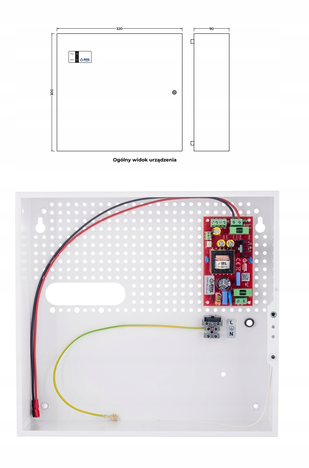 Vnitřní Vyrovnávací Napájecí Zdroj Atte AUPS-100-120-F