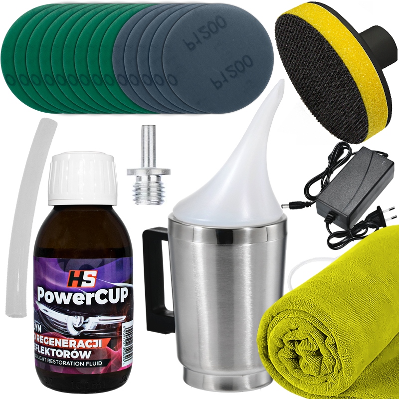 Sada Pro Renovaci Obnovy Leštění Světlometů Konvic