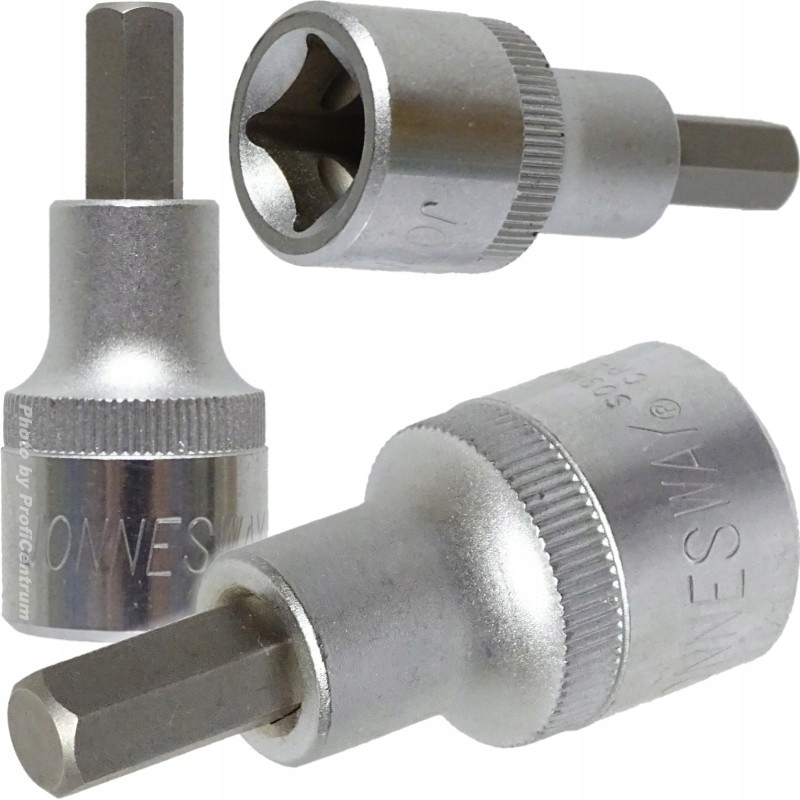 Imbus Hex Ampulowy H10x55mm Z Nasadką 1/2" Jonnesway
