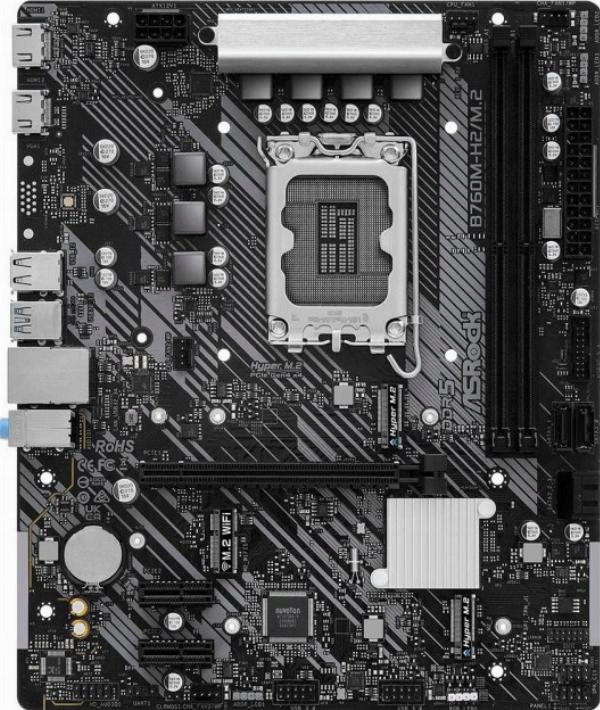 ASROCK B760M-H2/M.2 mATX LGA1700 DDR5 — 7