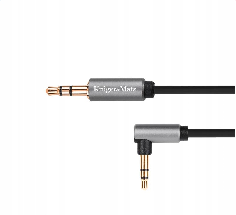 

Kabel jack 3.5 wtyk stereo - 3.5 wtyk kątowy