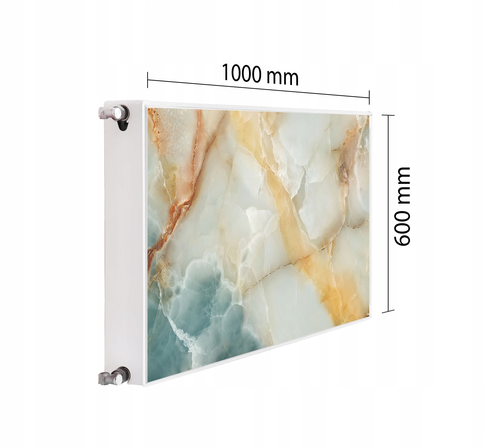 OSŁONA NA KALORYFER MASKOWNICA 100x60 MARMUR MATA MAGNES