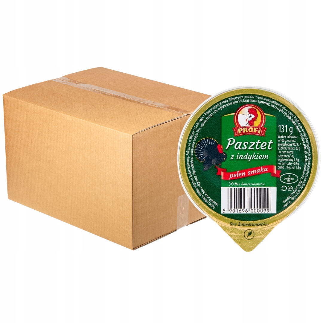 Levně Profi krůtí paštika 131 g x 24 kusů