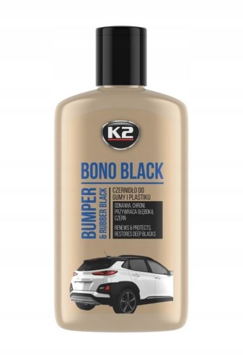 

K2 Bono Black 250ml czernidło do gumy i plastiku