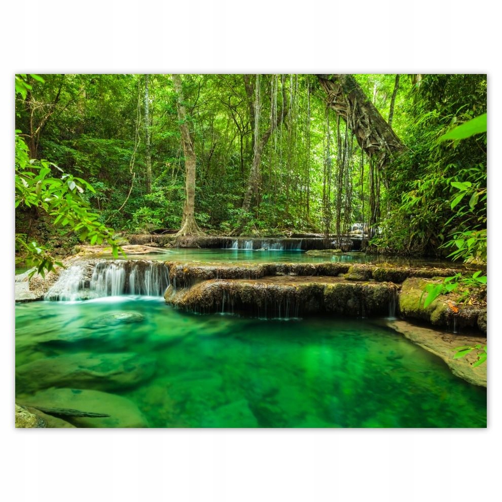 

Plakat 40x30 Wodospad Erawan Tajlandia