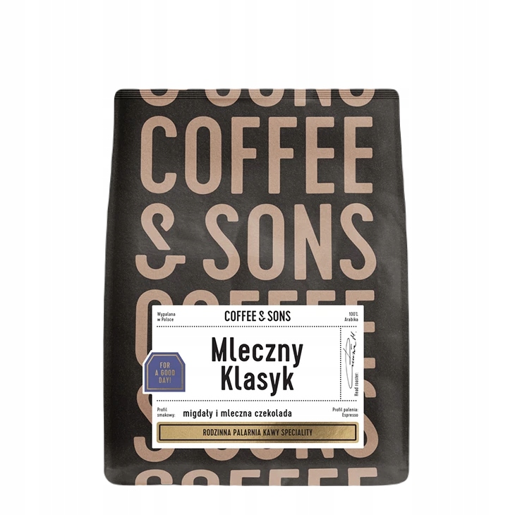 Kawa ziarnista Coffee and Sons Mleczny Klasyk 1000g Polska Produkcja
