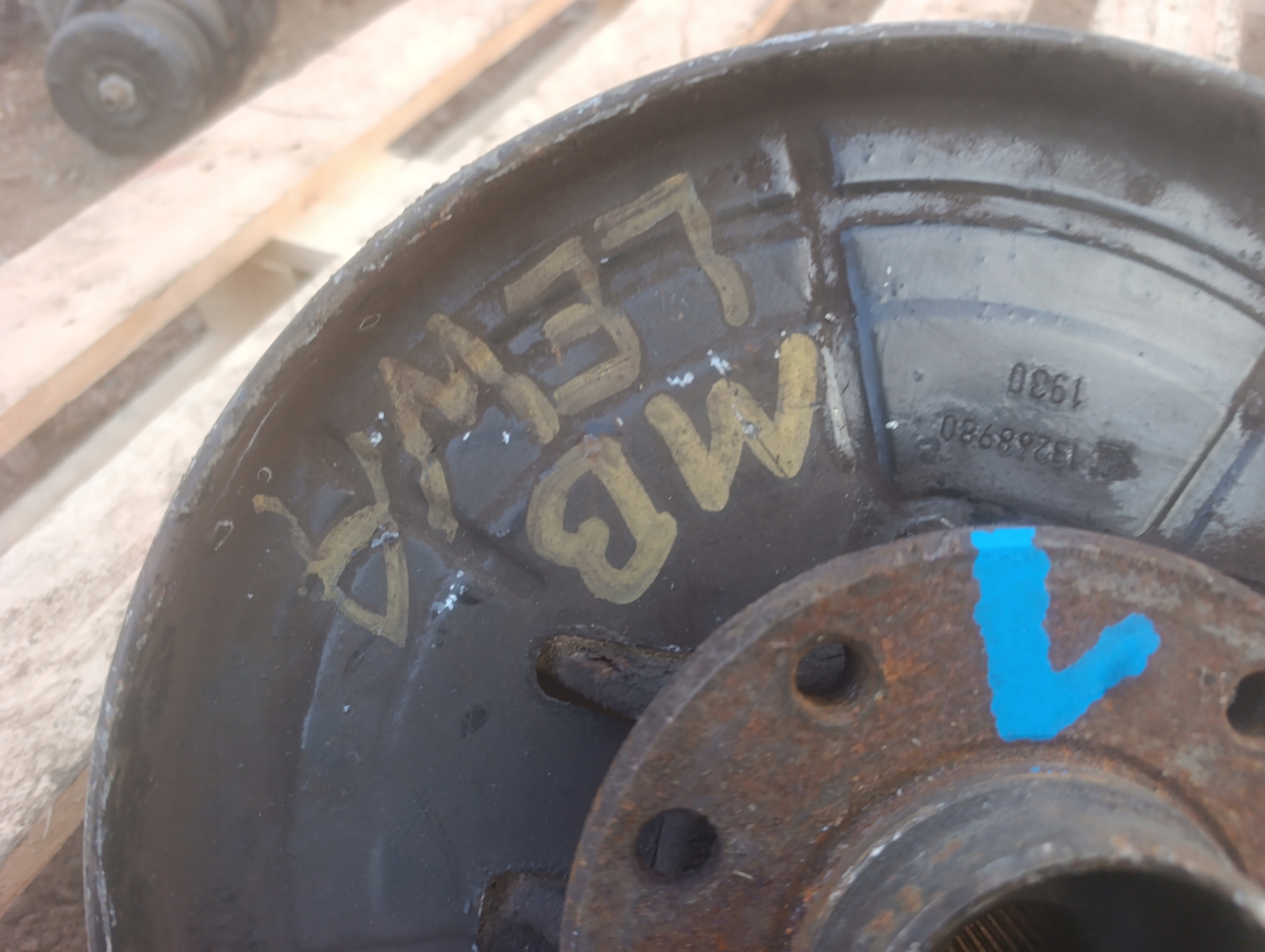 swing Z of the pivot left front left front OPEL MERIVA B