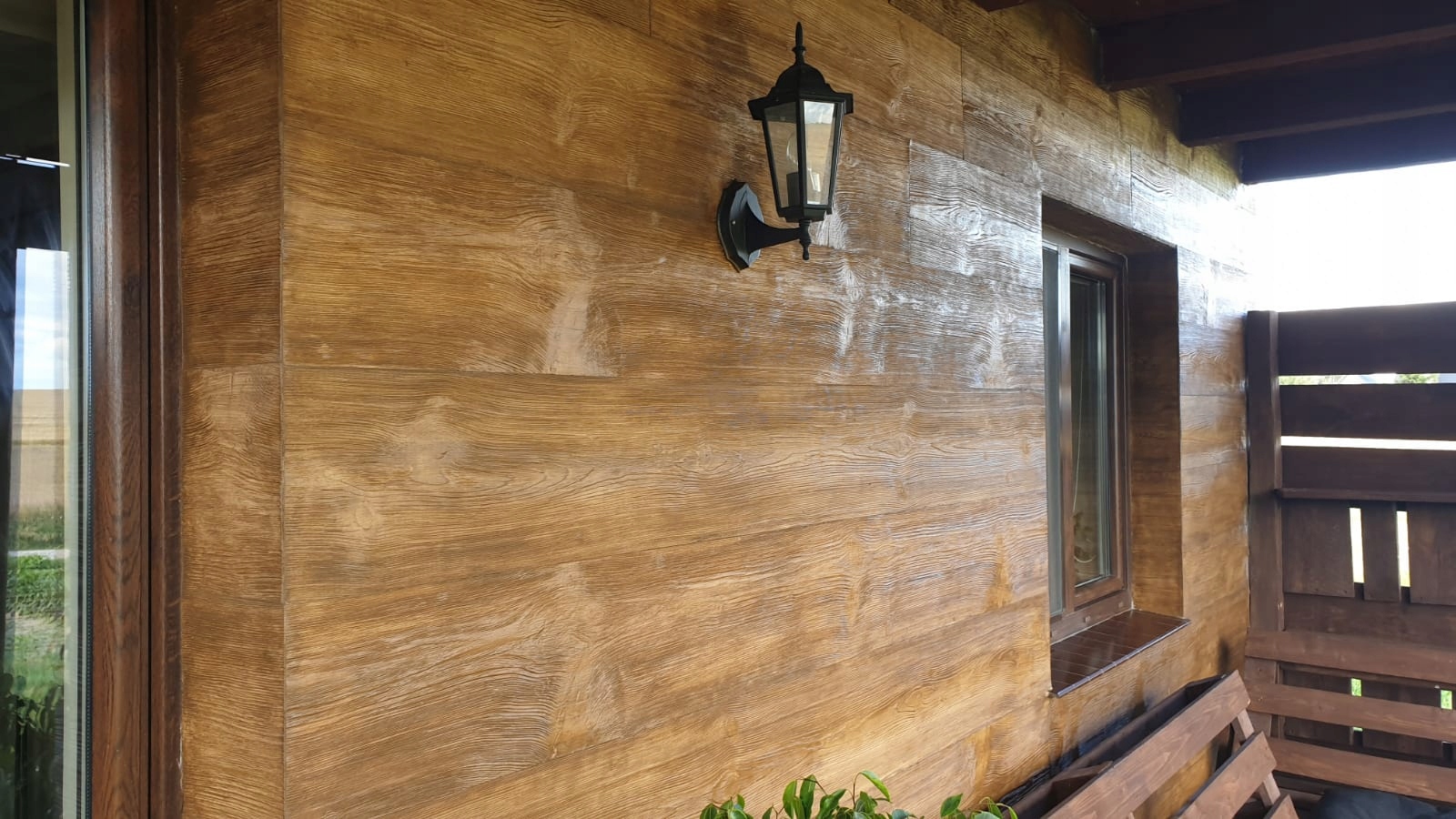 PRÓBKA DeskI elewacyjnej elastycznej ZŁOTY DĄB Grubość 3 mm