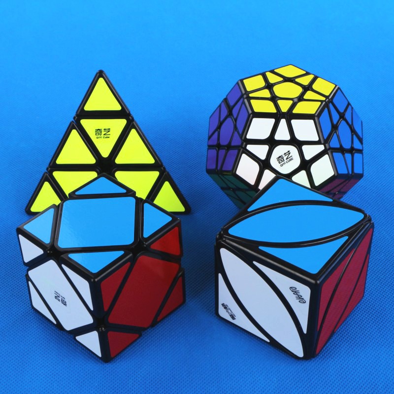 Zestaw QiYi Megaminx + Pyraminx + Skewb + Ivy Cube Stan opakowania oryginalne