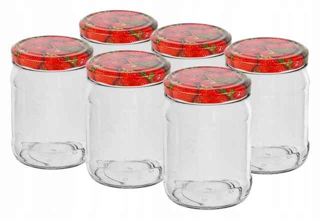 

Słoik 500 ml z zakrętką 6 sztuk Biowin 132502