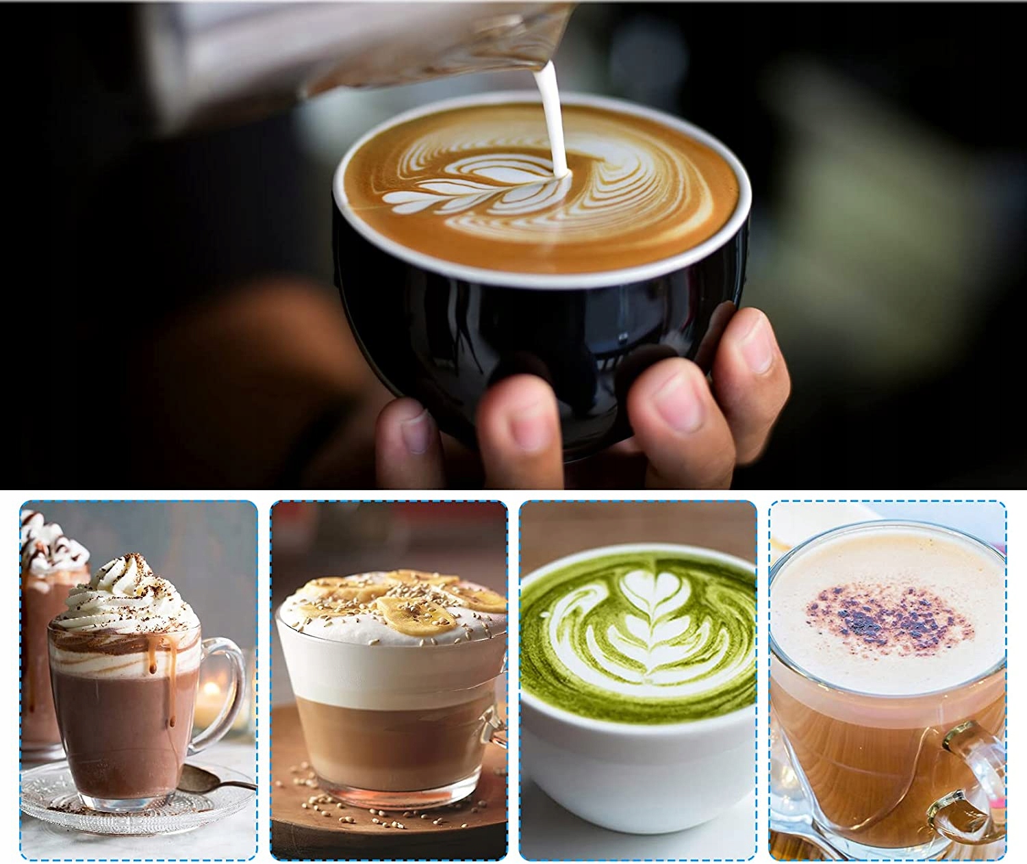 SPIENIACZ TRZEPACZKA DO MLEKA KAWY STAL NIERDZEWNA EAN (GTIN) 881692110136