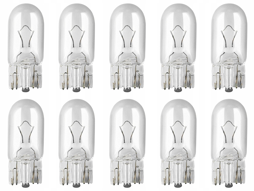 ŻARÓWKI POSTOJÓWKI AMiO W5W T10 5W5 12V 5W CLEAR HOMOLOGACJA ECE x10 SZTUK EAN (GTIN) 5902973732801