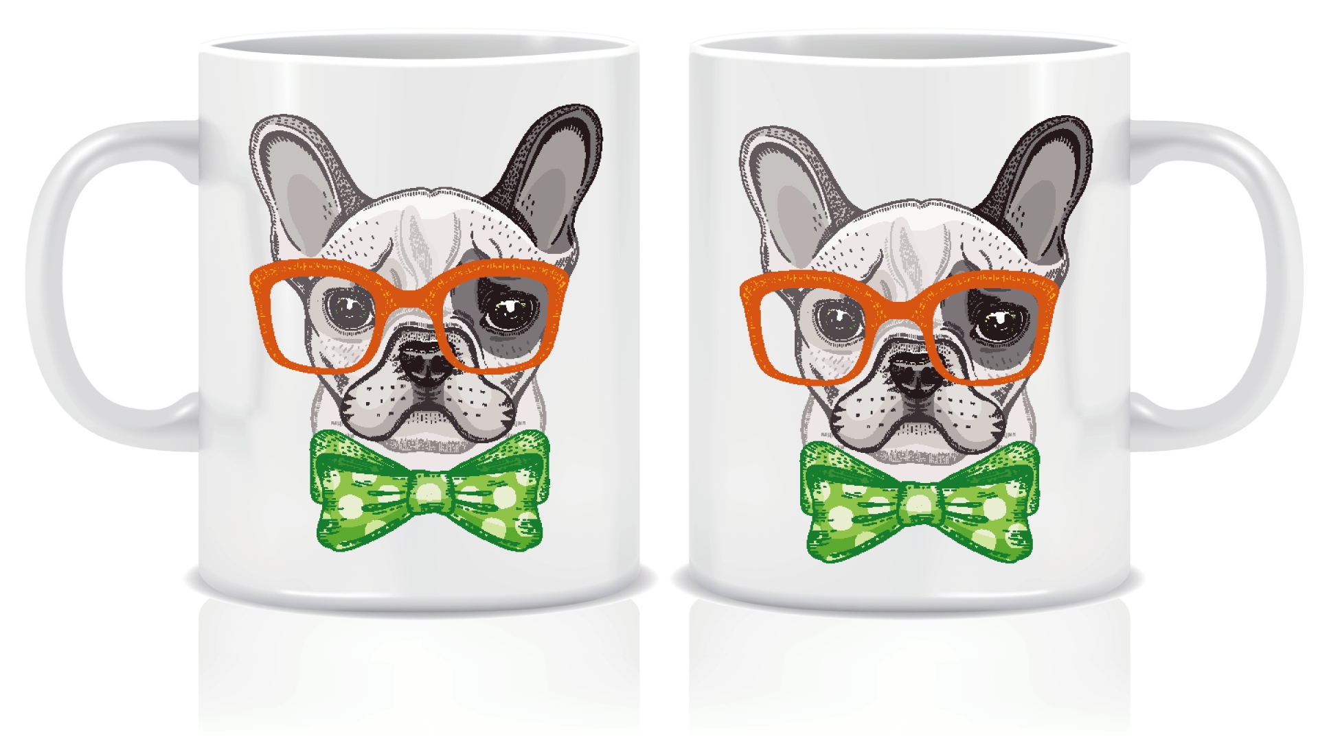 

Kubek z psem Buldog Francuski 330 ml + Kartonik