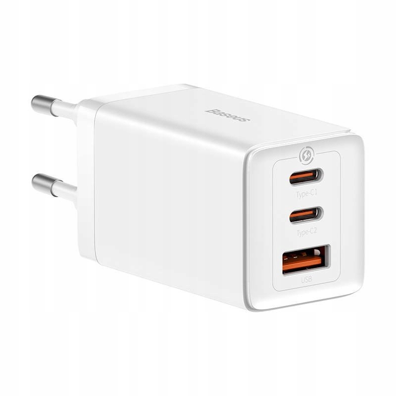 Baseus CCGP120202 GaN5 Pro Quick Nabíjačka Usb 2x Usb-c 65W White…