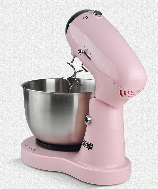 MIKSER PLANETARNY ROBOT KUCHENNY DSP AMBIANO 3,2 L 350W STALOWY RÓŻOWY Funkcje mieszanie miksowanie