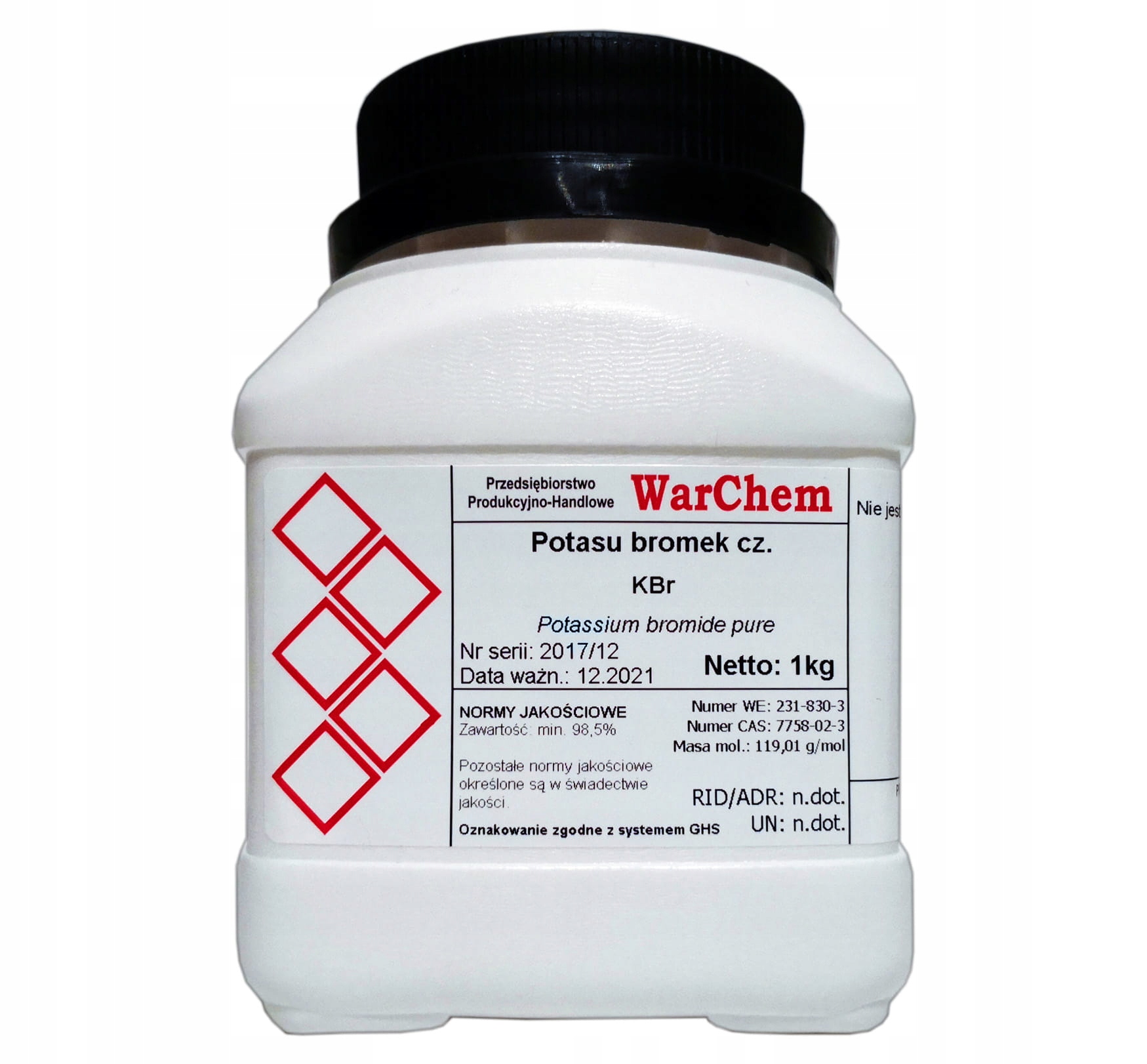 

Bromek Potasu 1kg Warchem [50727]