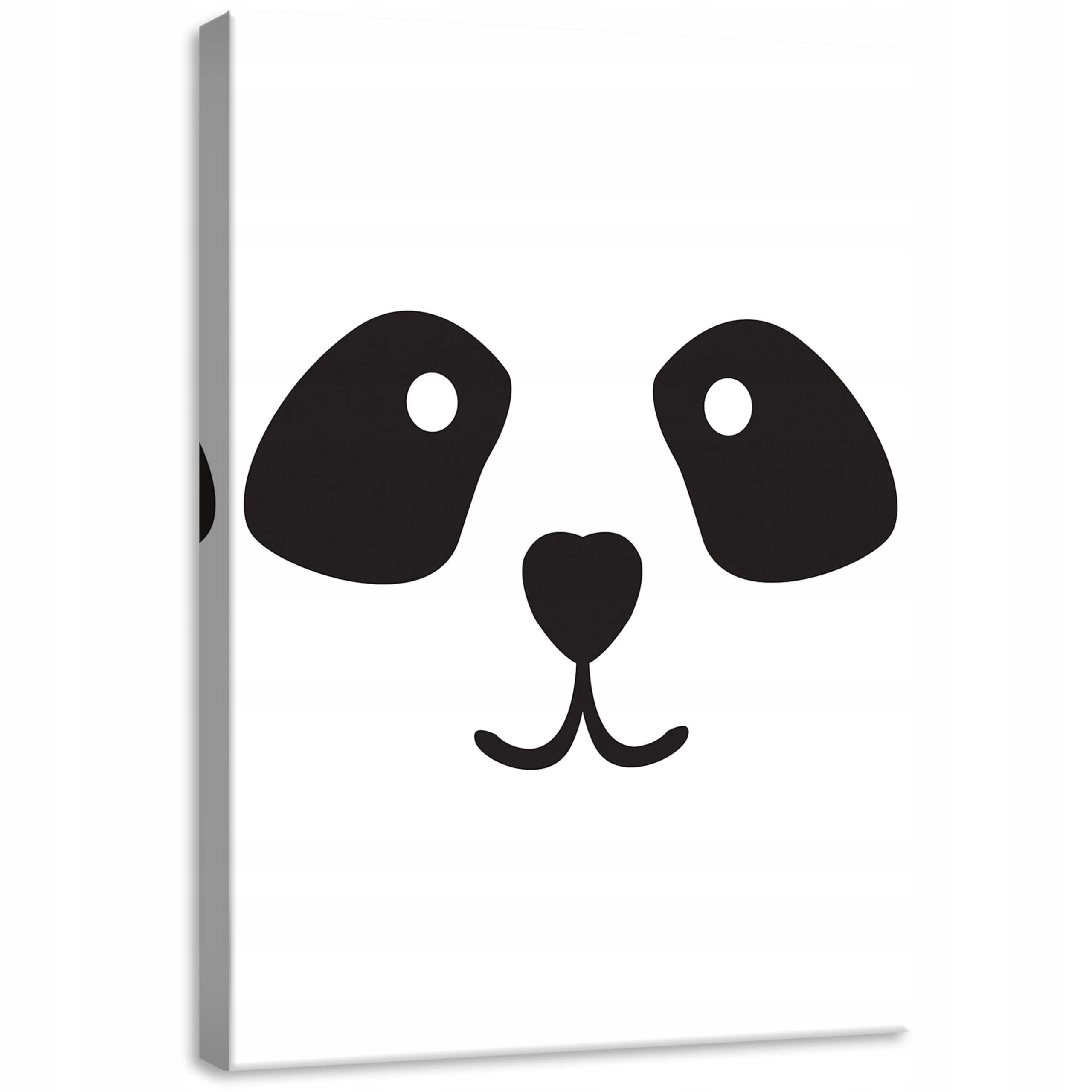 Obraz 50x70 Panda sladký jednoduchý minimalismus černobílé zvíře příjemné