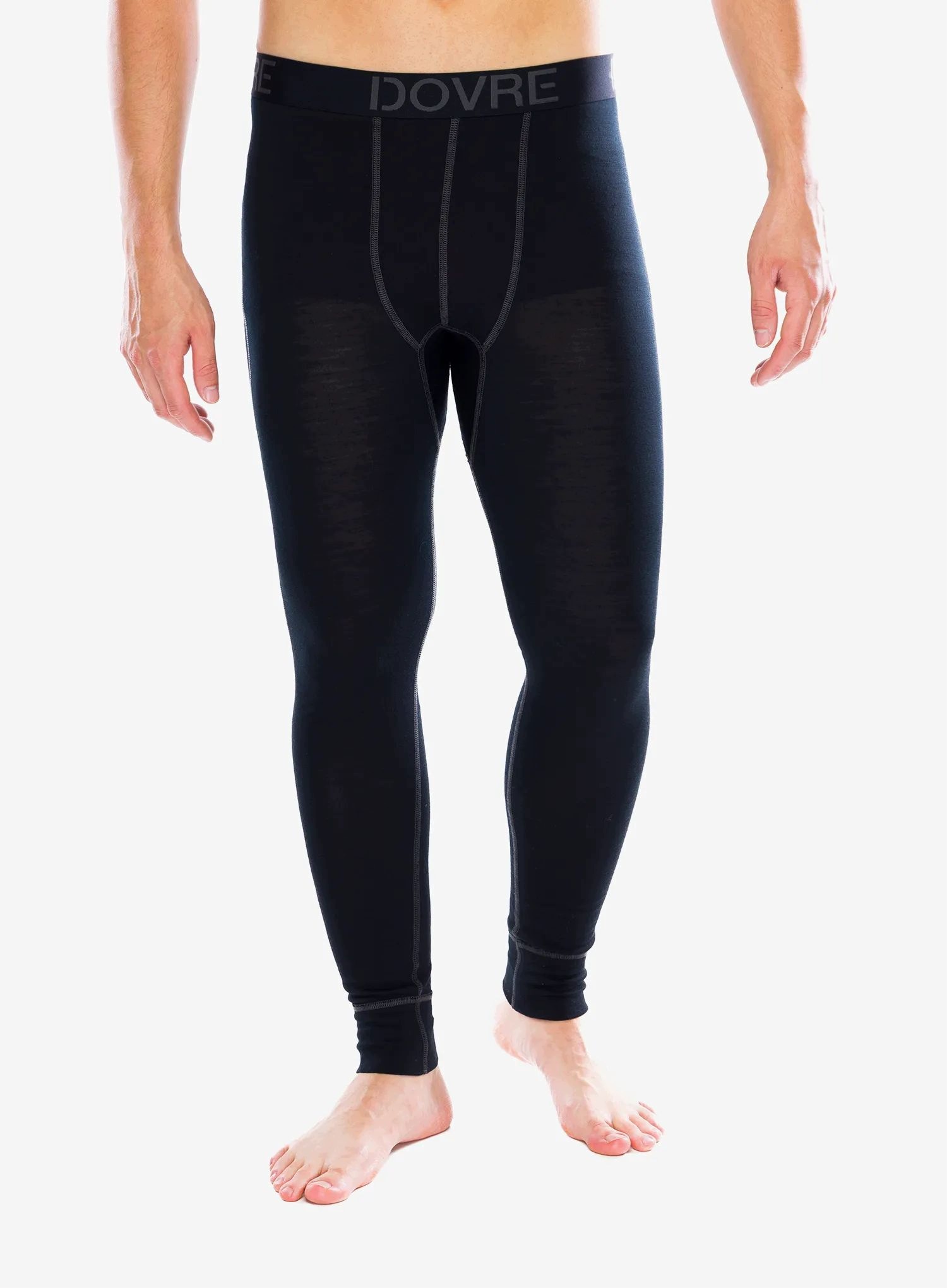 Termální kalhotky Dovre 100% Merino Wool Long Johns černá S