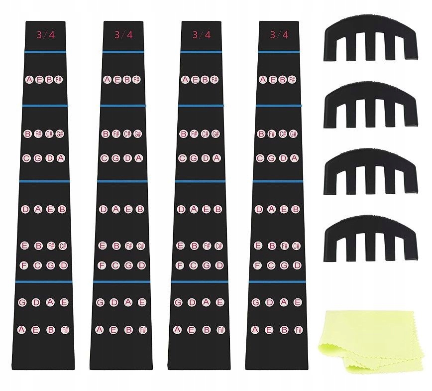 Naklejki I Akcesoria Nauka Gry Na Skrzypcach 10Szt