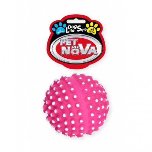 

Petnova piłka Jeż z wypustkami 6,5cm różowa