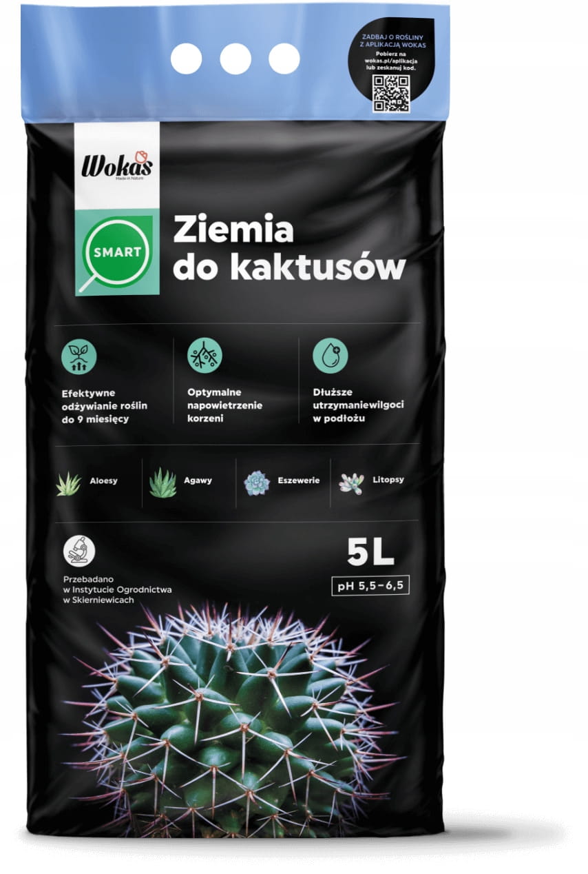 

Podłoże Do Kaktusów Linia Smart 5 L Wokas