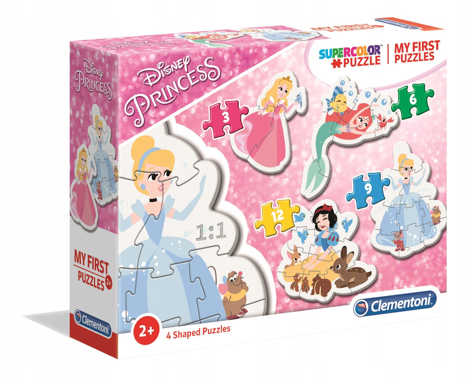 

Moje pierwsze puzzle Księżniczki 4 w 1 20813