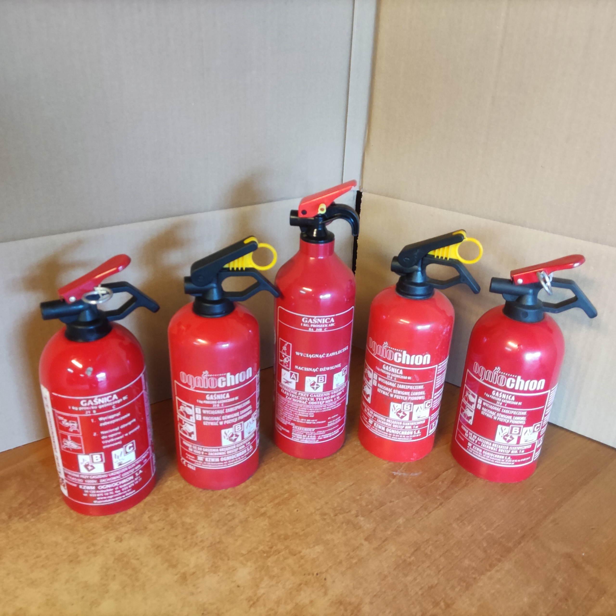 Gaśnica samochodowa proszkowa 1 kg