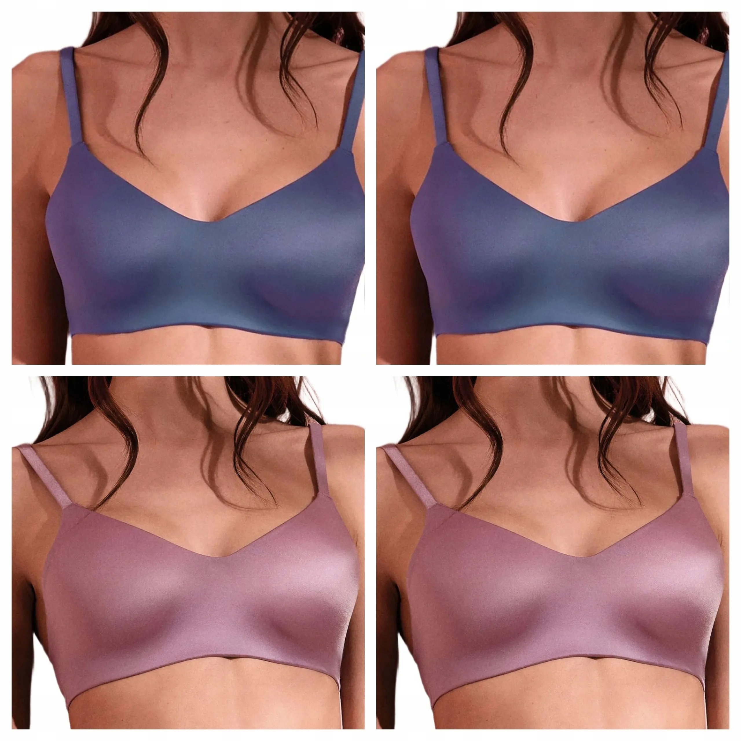 4x Podprsenka Lormar Active Ultrashine 2x růžová 2x džíny Xs