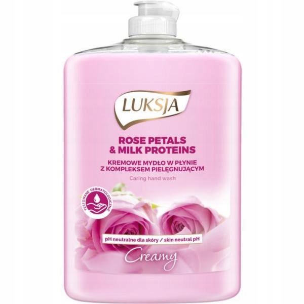 

Luksja Rose Petals Kremowe mydło w płynie 500 ml