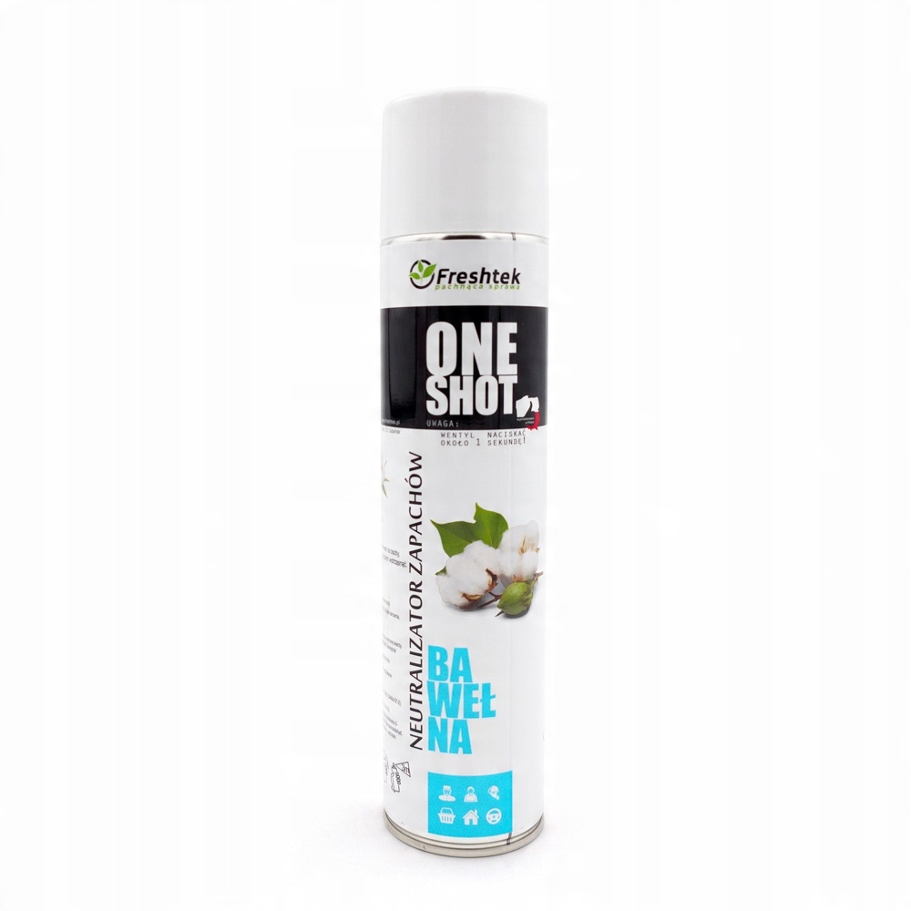 

Neutralizator zapachów Bawełna 600ml One Shot