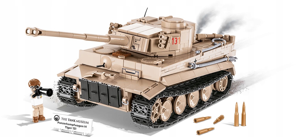 

Klocki COBI2556 Hc Wwii Pzkpfw VI Tiger 131 Czołg