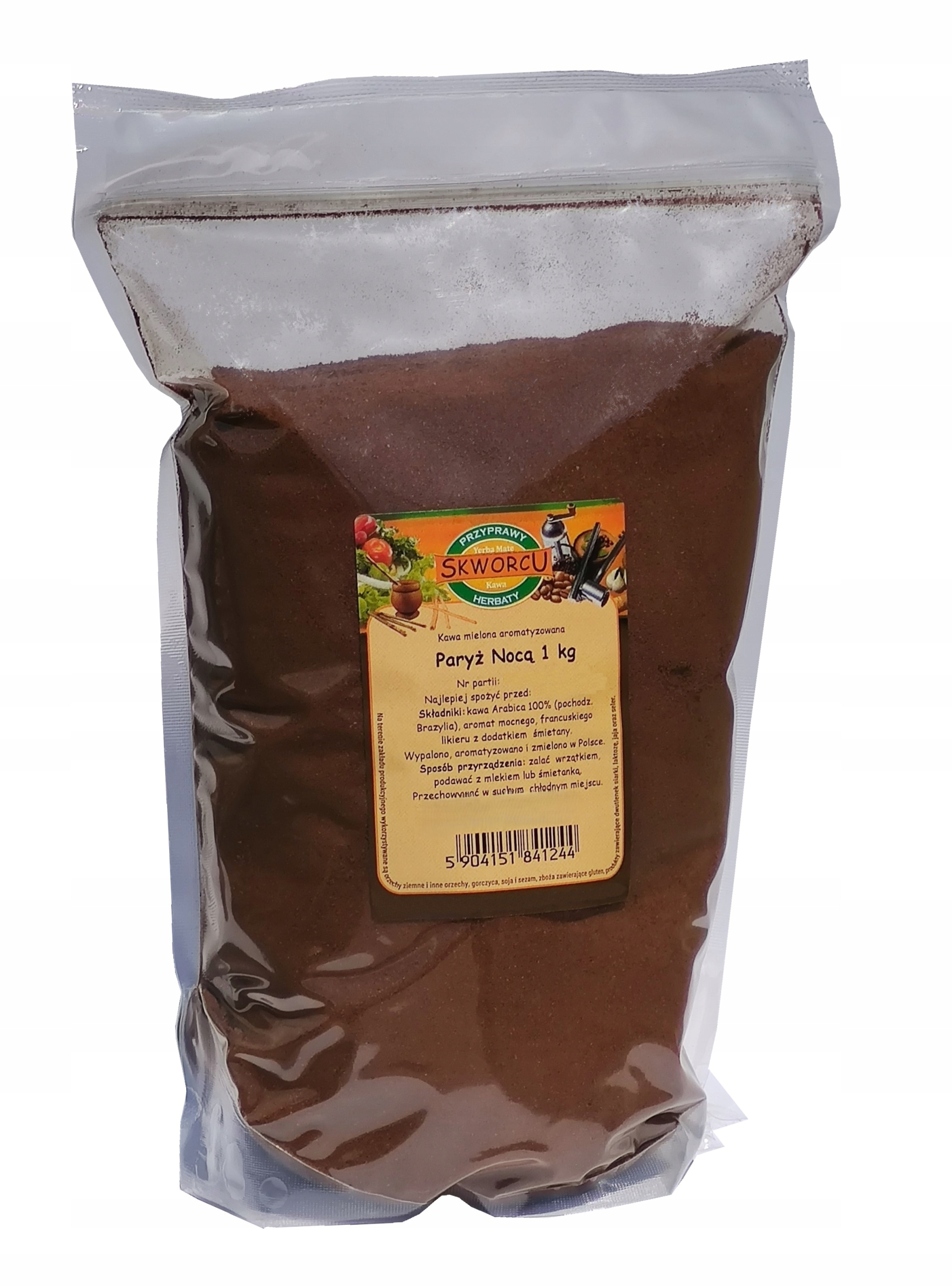 Levně Mletá káva Paříž v noci 1 kg aroma Velké Balení