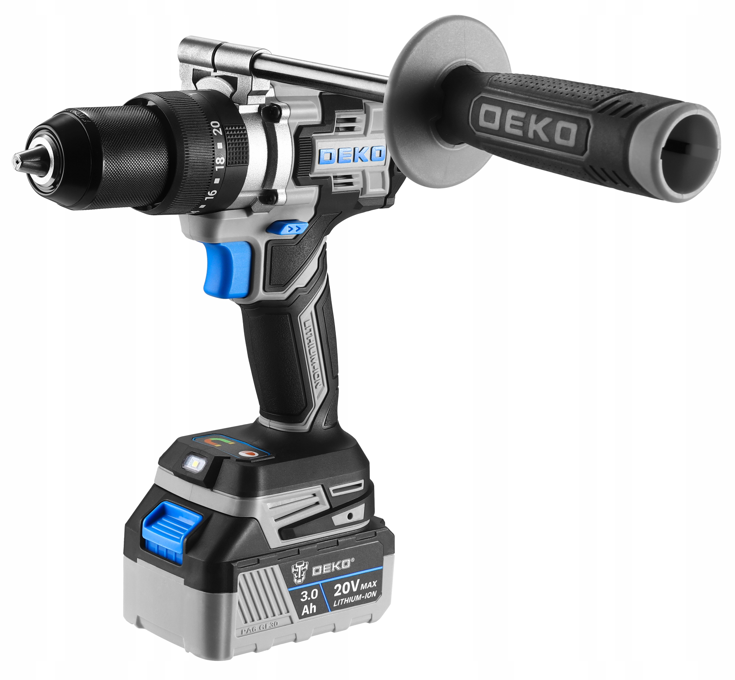 WIERTARKO WKRĘTARKA Z UDAREM AKUMULATOROWA UDAROWA AKU 120 NM + TORBA DEKO Marka Deko