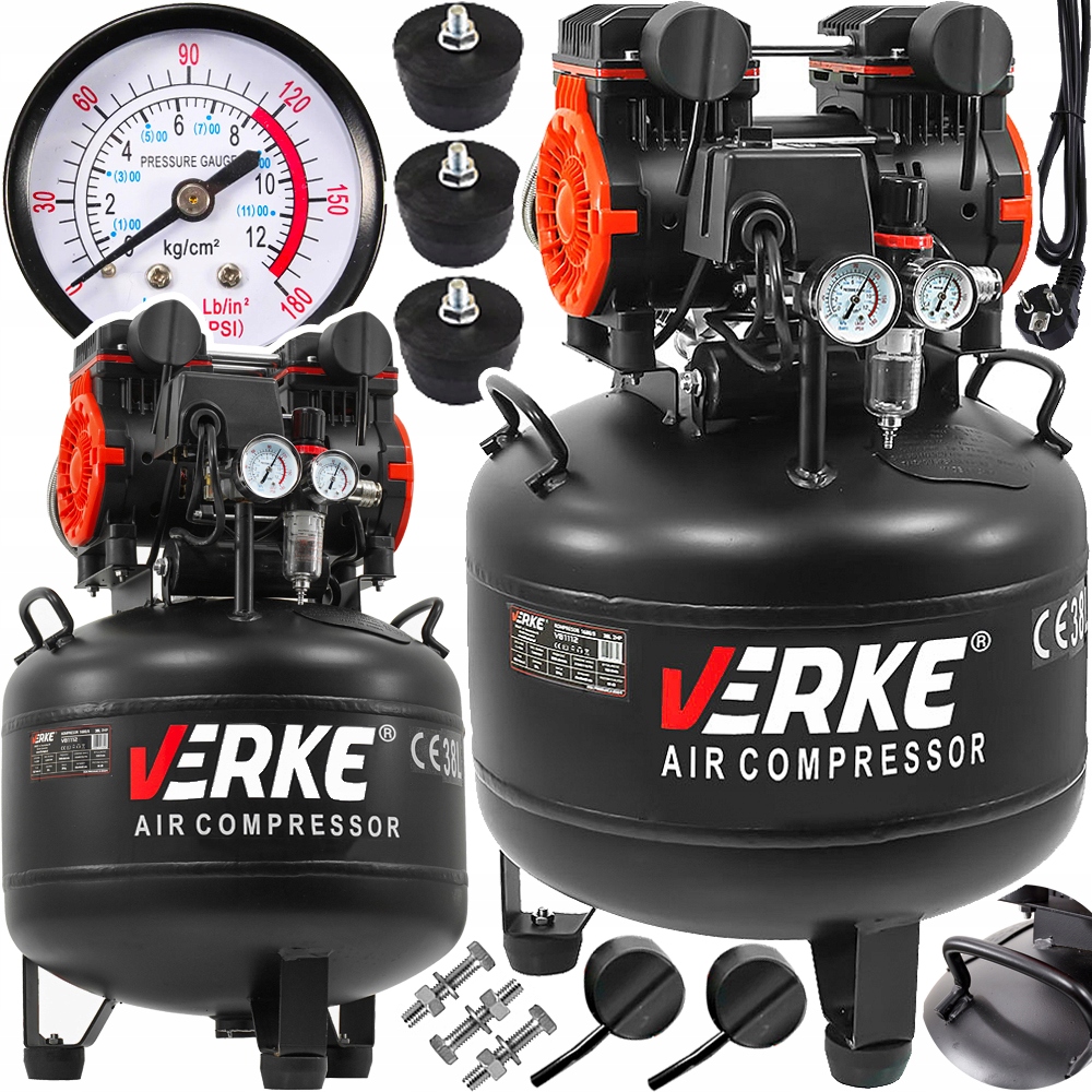 Bezolejový Kompresor 38 L 2HP 230V Verke