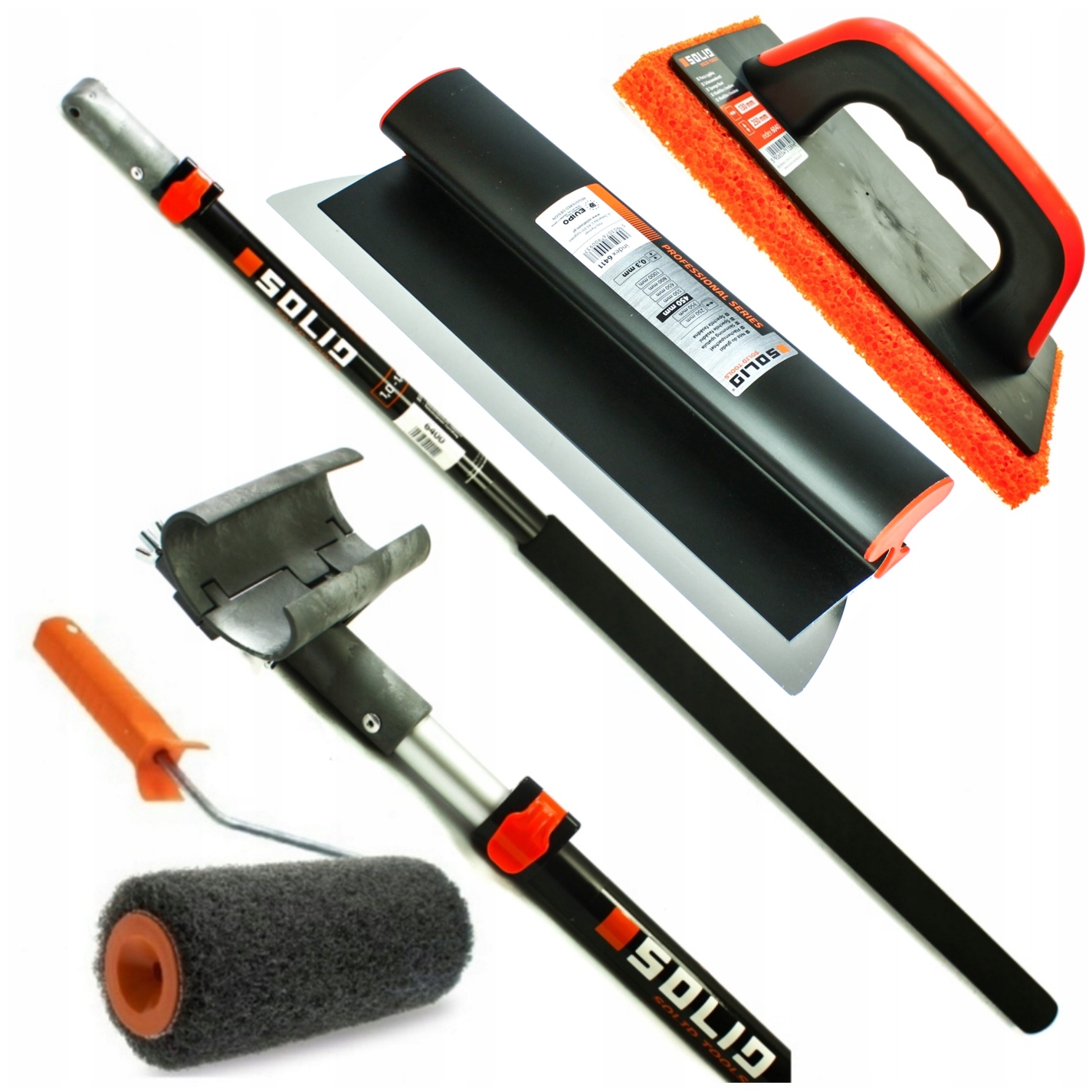 Solid Nůž 45 cm Teleskopická Tyč Adaptér Váleček Paca