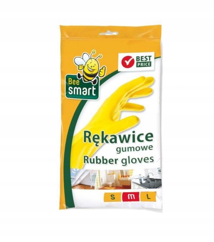

Rękawiczki gumowe Bee Smart " M "