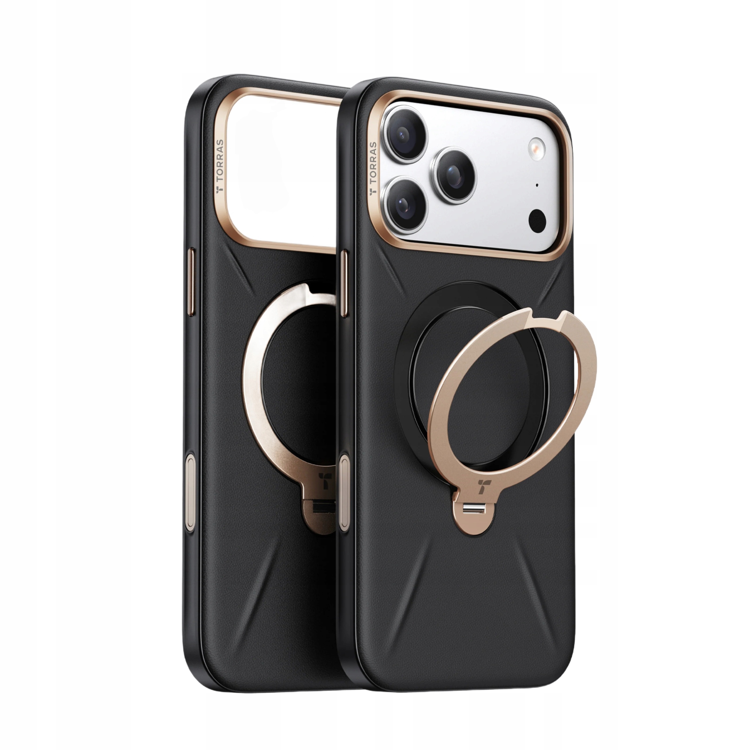 Torras QPro Leather – pouzdro pro iPhone 17 Pro kompatibilní s MagSafe