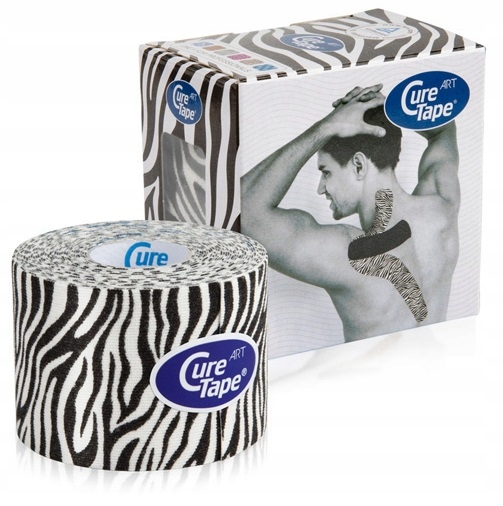 

Cure Tape Art Zebra Taping Kinesiotaping Tapy 5x5