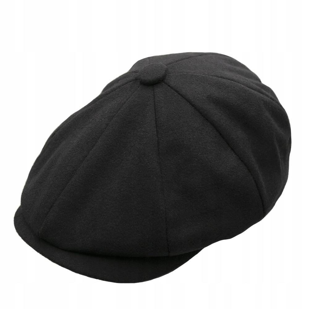 Vlněný kabát ve stylu Peaky Blinders v černé cyklistické barvě Em