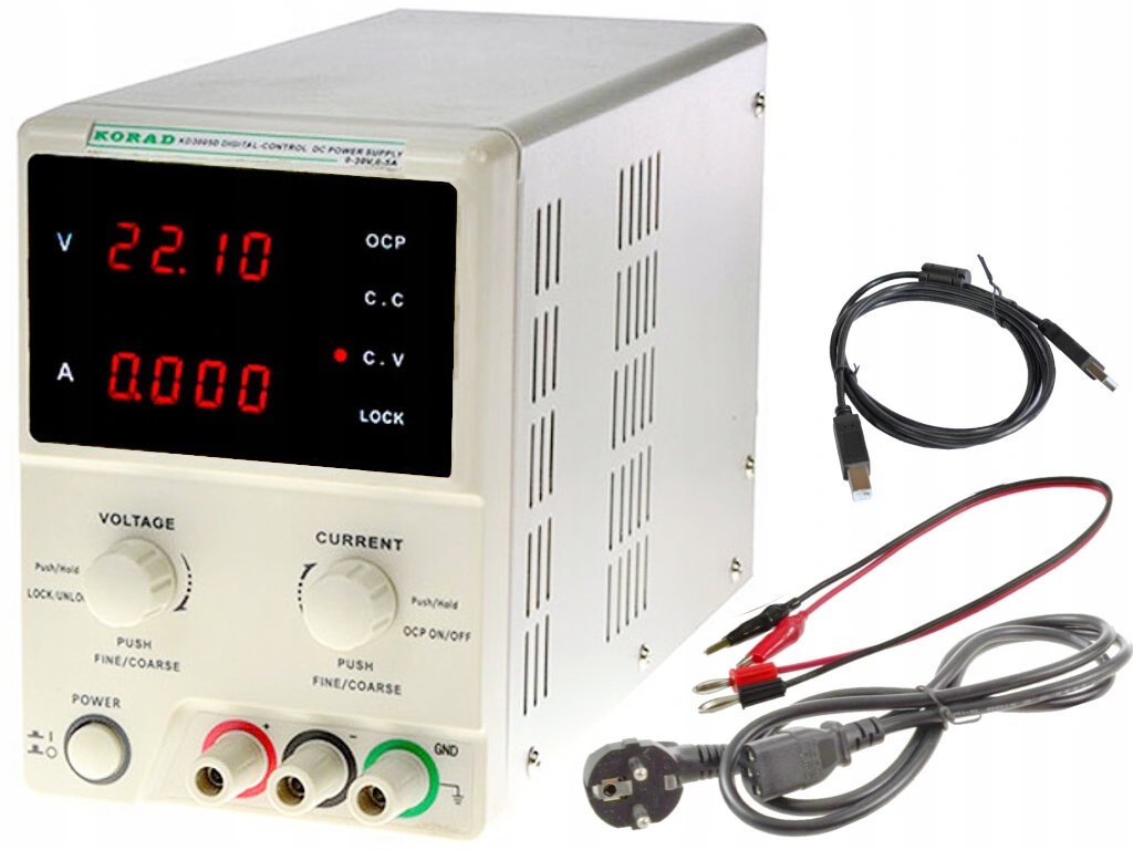 

Zasilacz Laboratoryjny Korad KD3005P 30V5A ŁączePC