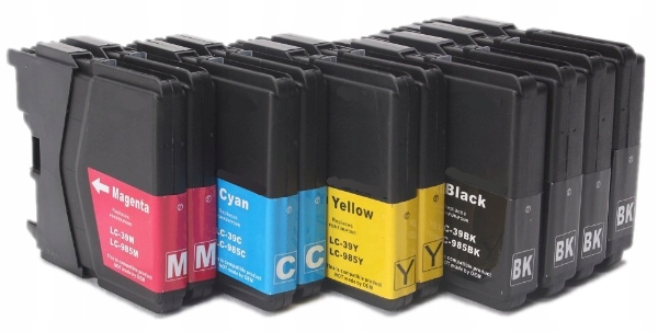 

10x Tusz Do Drukarki Brother Dcp 140W J315W J125