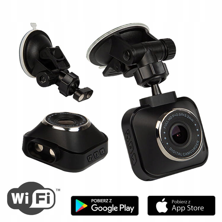 Wideorejestrator samochodowy BLOW F700 FullHD WiFi