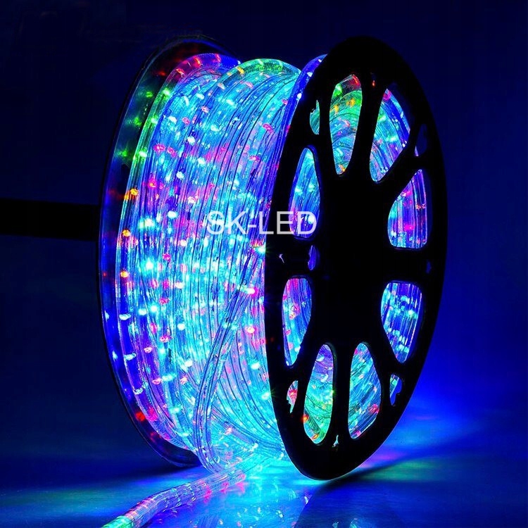 

Zewnętrzny Wąż Led Choinkowy Multicolor 3 Żyłowy