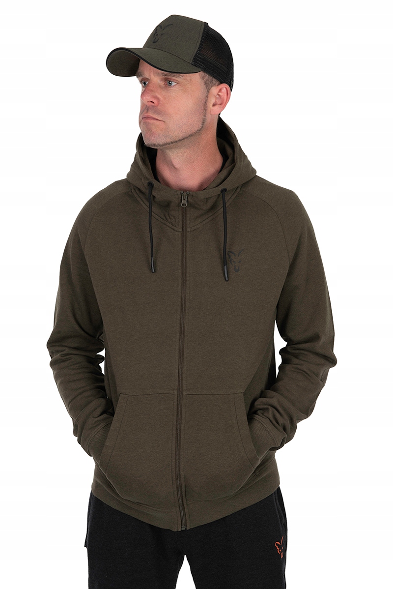 Fox Mikina Collection Lightweight Hoodie Green Black M