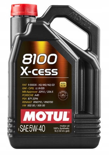 

Motul 8100 X-cess 5W40 5L Oficjalna Dystrybucja!
