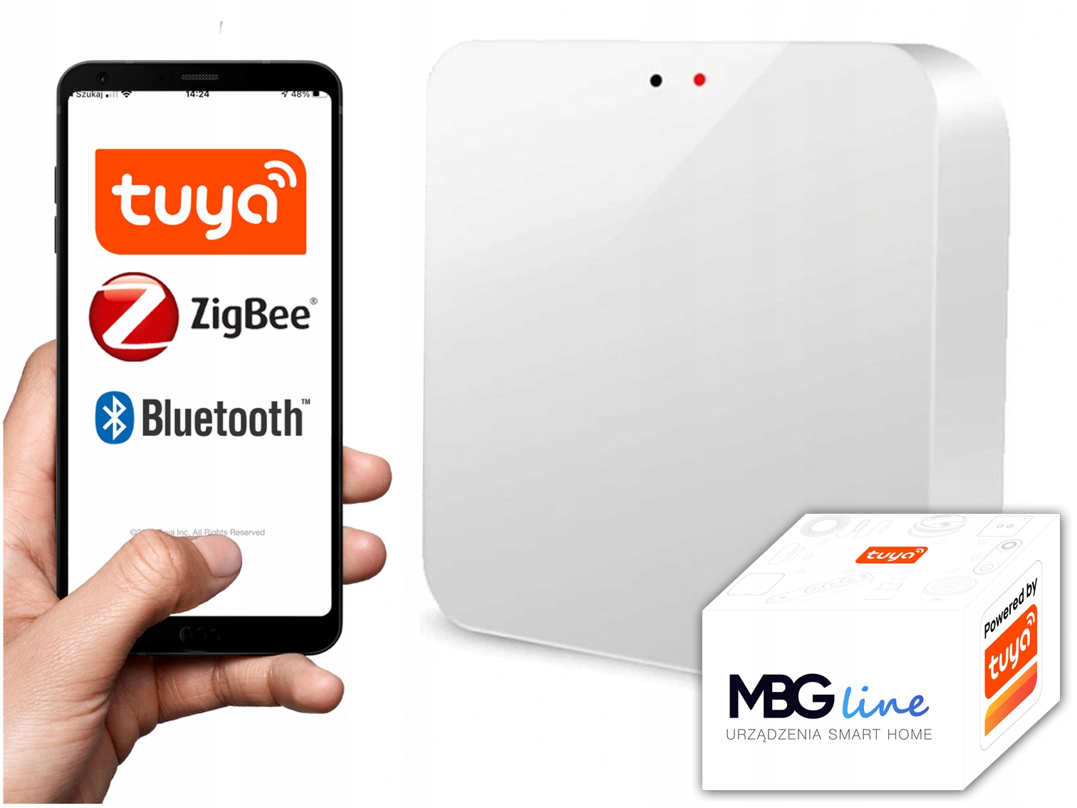 Centrala Bramka Brama ZigBee 3.0 WIFI TUYA SMART