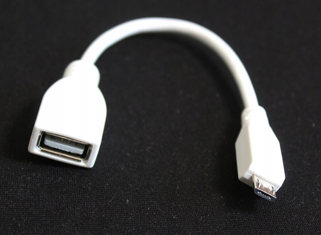 Kabel przejściówka przedłużacz micro USB / USB b.