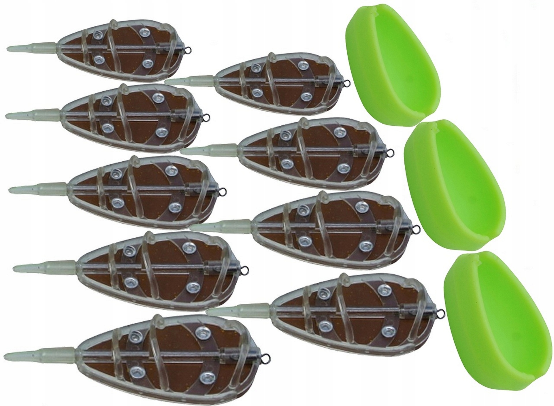 Zestaw Feeder 3 x 15g, 20g, 25g 3 x Foremka Koszyk Koszyczek