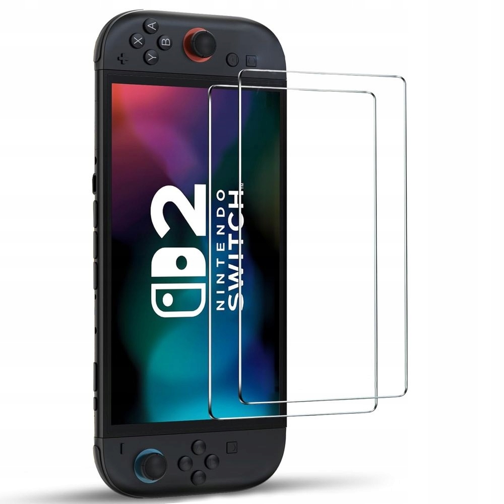 2x Szkło ochronne na konsolę Nintendo Switch 2, szybka na wyświetlacz