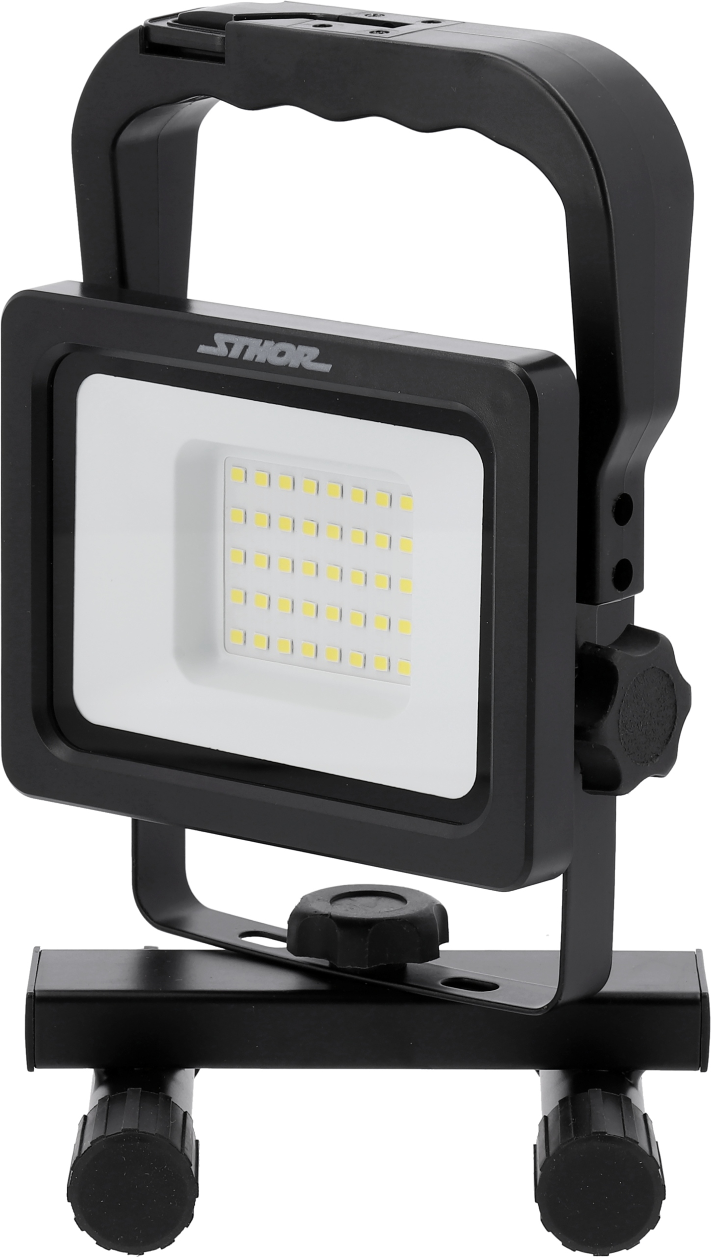 REFLEKTOROVÁ PRACOVNÍ LAMPA HALOGENOVÁ LED 20W SMD 2000LM PŘENOSNÁ DOBÍJECÍ Barva černá